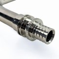 Трубка приборная Г-образная аксиальная, латунь,16х250, хромированная, RTP