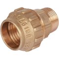 Муфта TIEMME с наружной резьбой 25х3/4 для труб ПНД винтовой, 3400002