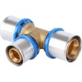 Тройник APE переходной 32х26х32 для металлопластиковых труб прессовой, ARL2400434