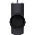 Патрубок дымохода вертикальный ROMMER D=150, L=304, H=396, RSB-1110-041395