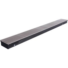 Внутрипольный конвектор STOUT SCN-1100 80х190х1800 (Решётка роликовая) правое подключение, SCN-1100-0819180