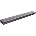 Внутрипольный конвектор STOUT SCN-1100 80х190х1400 (Решётка роликовая) правое подключение, SCN-1100-0819140
