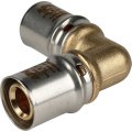 Угольник STOUT  90° 20х20 для металлопластиковых труб прессовой, SFP-0009-002020