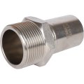 Вставка переходная НПр-НР ROMMER 35х1 1/4 из нержавеющей стали прессовой, RSS-0024-035114