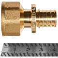 Переходник с внутренней резьбой ROMMER 16xG 1/2 для труб из сшитого полиэтилена аксиальный, RFA-0002-001612