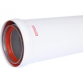 Удлинитель дымохода утепленный традиционный ROMMER D80(п-м), L250 (газоход до 185 градусов), RCA-0080-800250
