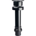 *SCA-0080-800001 STOUT Элемент дымохода DN80/100 к-т адаптер вертикальный утепленный, 584 мм, финальный участок, SCA-0080-800001