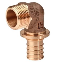 Угольник-переходник РЕХАУ с наружной резьбой 20-R 3/4 RX+, 14563493001