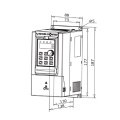 Преобразователь частоты Vandjord CUE10-4TR75B-E-NP 0,75kW, 52111004
