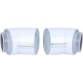 Отвод Vaillant 45 (2 шт.) 80/125 мм РР, 303211