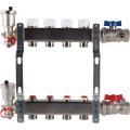 Коллектор из нержавеющей стали в сборе без расходомеров ROMMER 4 выхода, RMS-3210-000004