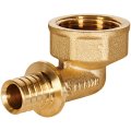 Угольник-переходник с внутренней резьбой ROMMER 16xG 3/4 для труб из сшитого полиэтилена аксиальный, RFA-0006-001634