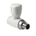 Шаровой кран Pro Aqua d=25-3/4 PP-R для радиатора прямой Белый, PA41010