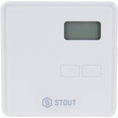 Проводной комнатный двухпозиционный регулятор STOUT ST-294v1, белый, STE-0101-029411