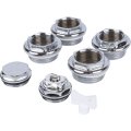 Присоединительный набор для радиатора Global 011048 CHROME Global KIT 3/4 (цвет хром.)), A048KIT3/499