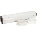 *SCA-6010-004775 STOUT Элемент дымохода DN60/100 труба коаксиальная телескопическая 470-750 мм п/м, уплотнения и хомут в комплекте, SCA-6010-004775