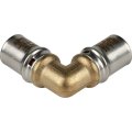 Угольник STOUT  90° 20х20 для металлопластиковых труб прессовой, SFP-0009-002020