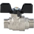 Кран шаровой STOUT полнопроходной, НР/НР, ручка бабочка 1/2, SVB-0006-000015