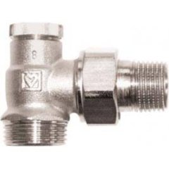 Соединитель для радиатора HERZ с уплотнением сфера-конус угловой 1/2 x 3/4 EK, 1374801