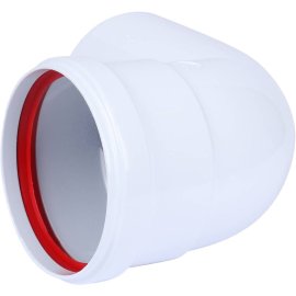 Отвод Vaillant 90 DN 80 белый, 300818