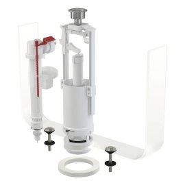 Выпускной комплект AlcaPlast со стоп кнопкой, SA2000S 3/8 CHROM