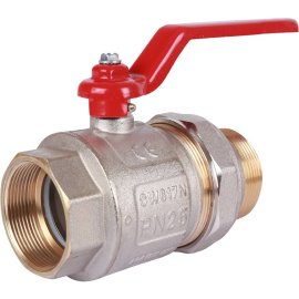 Кран шаровой Itap полнопроходной IDEAL 098 (ручка, американка, 2), 56838