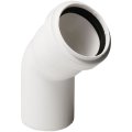 Отвод Pro Aqua Белый Stilte D110/45, ST100145W