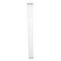 *RST-217504-020 ROMMER RST 2175/04 радиатор стальной 2 трубчатый нижнее правое подключение RAL9016 (в комплекте 4 кронштейна), *RST-217504-020
