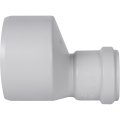 Переход эксцентрический канализационный бесшумный STOUT D110х58, SKB-0013-011058