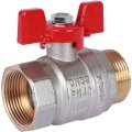 Кран шаровой ROMMER 1 1/4 ВН/НР, ручка бабочка, RBV-0004-0210232