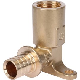 Угольник STOUT настенный с длинным нарезным патрубком 20-Rp 1/2, SFA-0032-002012