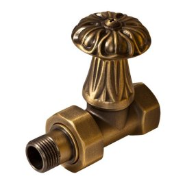 Вентиль RETROstyle RS 220A латунный 1/2 прямой верхний, v 673  1/2