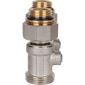 Узел нижнего подключения для радиаторов Meibes Standart line Тип D1/50 прямой, 1/2 НPx3/4 HP, F10011