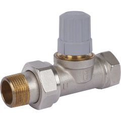 Клапан прямой Danfoss RA-G для однотр. насосной и двухтр.систем отопления Д 20 мм, 013G1677(013G7026)