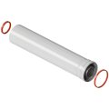 Удлинитель дымохода традиционный коаксиальный ROMMER D60(п-м)/100(м-п), L1500, RCA-6010-001500