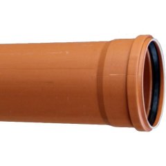 Труба Sinikon НПВХ D160х4,0 SN4, 500 мм для наружной канализации, 22000.R