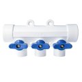 Коллектор с шаровым краном универсальный PPR 32х20/3, RTP