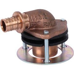 Угольник настенный РЕХАУ RAUTITAN для гипсокартонных плит 16-Rp1/2x28 RX+ для труб из сшитого полиэтилена аксиальный, 14563741001
