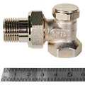 Клапан запорно-балансировочный ROMMER RVL-0002-100015 угловой 1/2, RVL-0002-100015