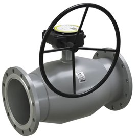 Кран шаровой LD Regula Ду 150 Ру25 фланцевый с редуктором, КШ.Ц.Ф.Р.Regula.150/125.025.Н/П.02
