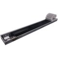 Внутрипольный конвектор STOUT SCN-1100 80х240х1800 (Решётка роликовая) правое подключение, SCN-1100-0824180