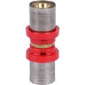 Муфта TIEMME 16x16 для металлопластиковых труб прессовой, 1650016