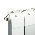 Радиатор алюминиевый STOUT Oscar 1800 4 секции боковое подключение (белый ), SRA-0110-180004