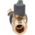 Шаровой кран OVENTROP Optiflex латунь Ду15,1/2 НР, со штуцером для шланга и колпачком , 1033314