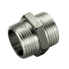 Ниппель TIEMME редукционный 3/8-1/2 никель, 1500196