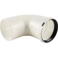 Отвод Baxi KHG 90°, Ду 80 мм, полипропиленовый, НТ, KHG71405921-