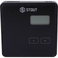 Беспроводной комнатный двухпозиционный регулятор STOUT ST-294v2, черный, STE-0101-029422