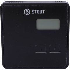 Беспроводной комнатный двухпозиционный регулятор STOUT ST-294v2, черный, STE-0101-029422