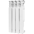 Радиатор алюминиевый ROMMER Plus 500 4 секций боковое подключение (RAL9016), RAL-3210-050004