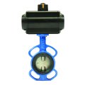 Затвор дисковый поворотный FAF Valve 3500 DN 100 c пневмоприводом одностороннего действия PA16SR12, 3500100PA16SR12